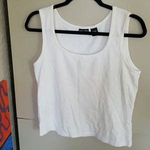 A white tank top